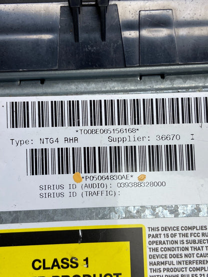 2011 to 2013 Jeep Grand Cherokee Media Satellite Radio Screen Display AH3610 DG5
