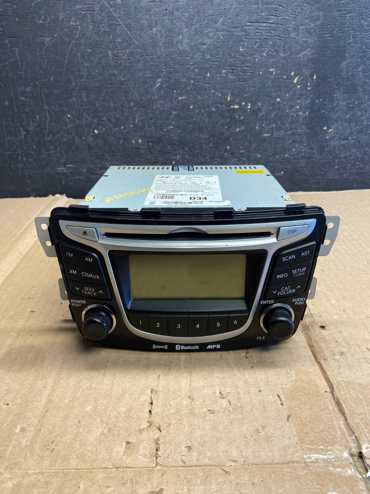 2012 2013 2014 Hyundai Accent Radio Cd Mp3 Player AH5594 DG0