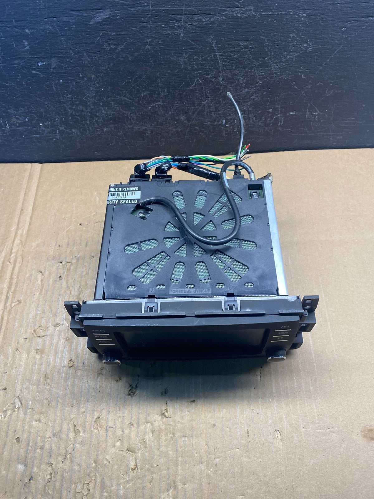 2012 to 2015 Chevrolet Traverse Am Fm Cd Player Radio Screen Display AD1743 DG4
