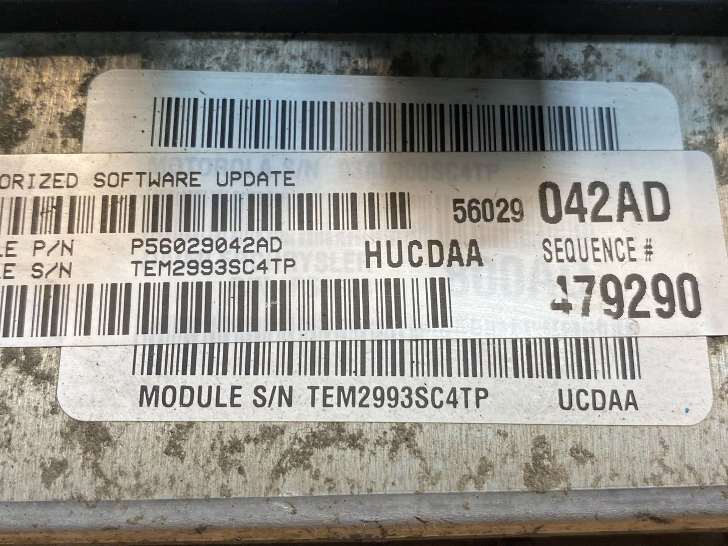 2004 Dodge RAM 1500 5.7L ECU ECM Engine Control Computer Module ae0134 DG2