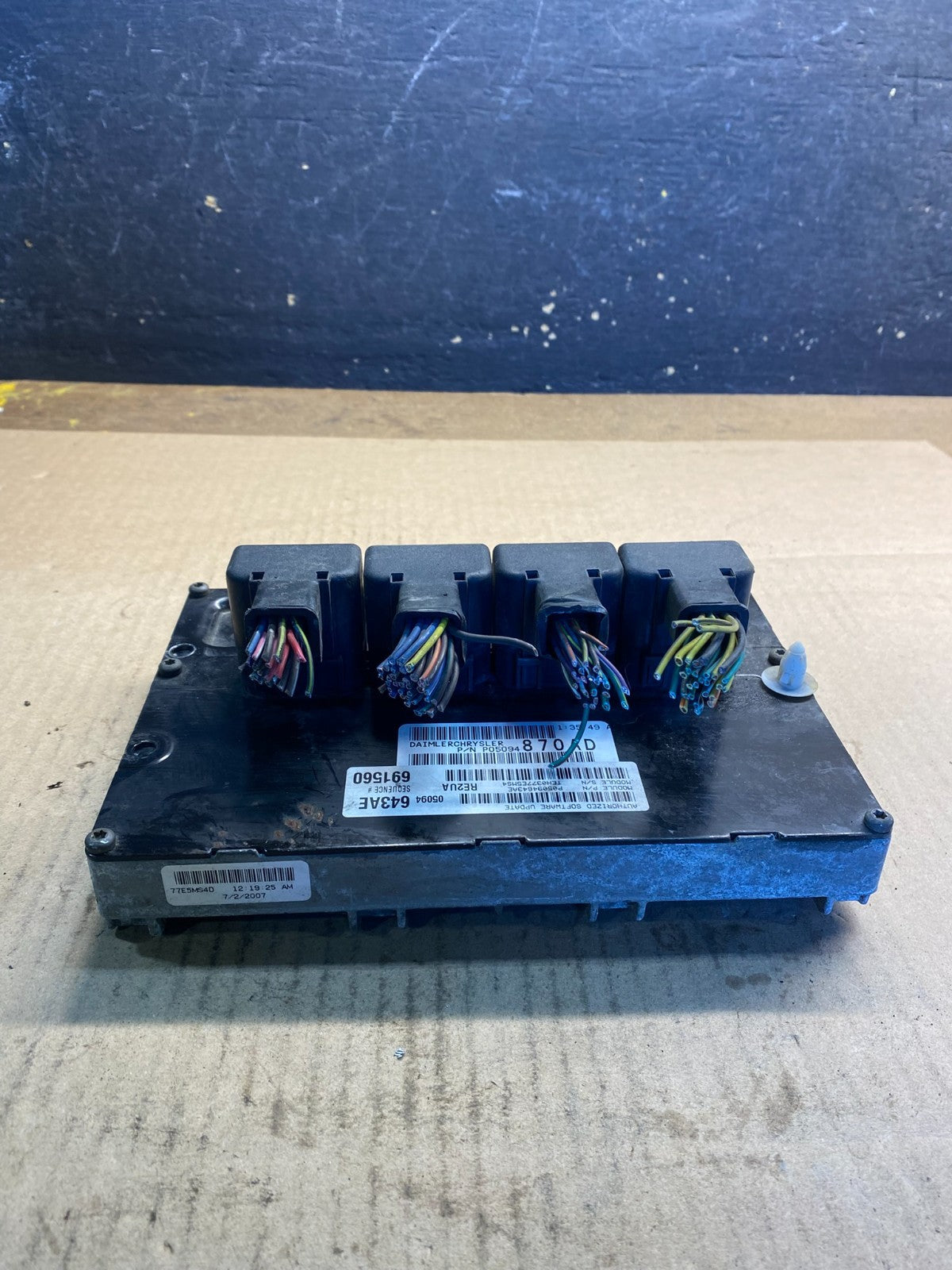 2007 Jeep Grand Cherokee 5.7L Engine Computer ECU PCM Z4890 DG0
