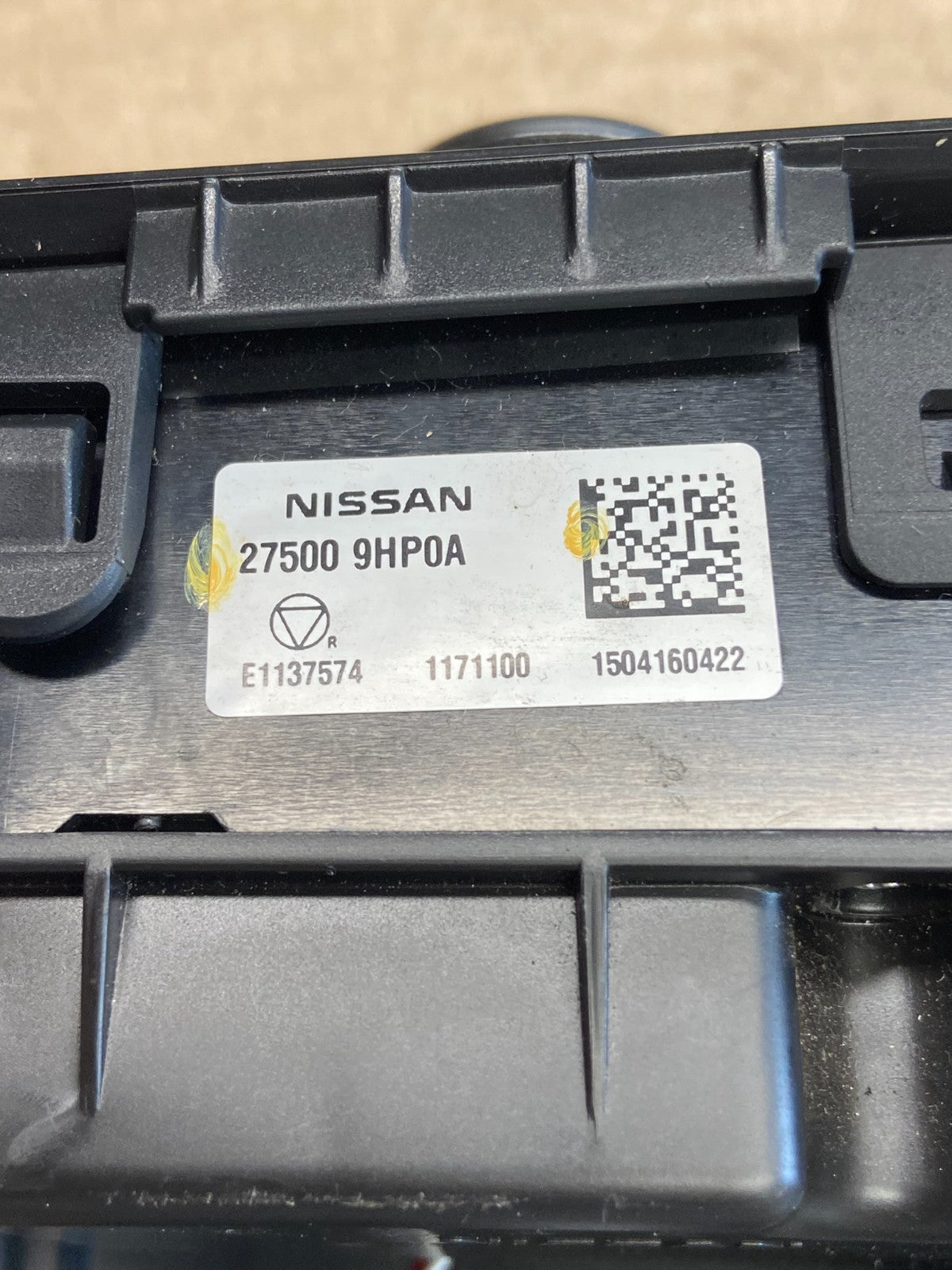 2013 2014 2015 Nissan Altima A/C Temperature Climate Control AH3531 DG5