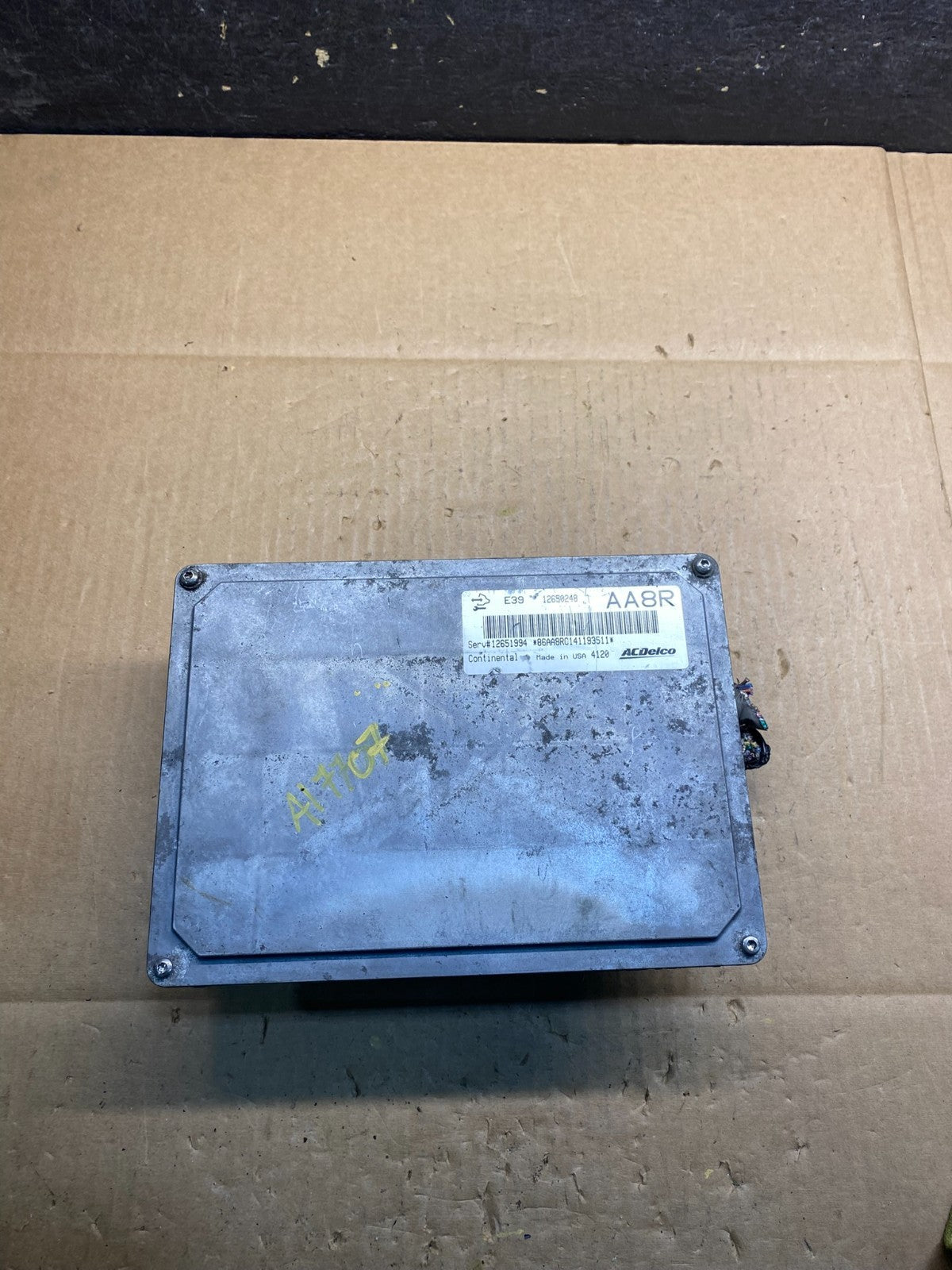 2012 to 2016 Chevrolet Impala Ecu Engine Control Module Unit Ecm AI7707 DG1