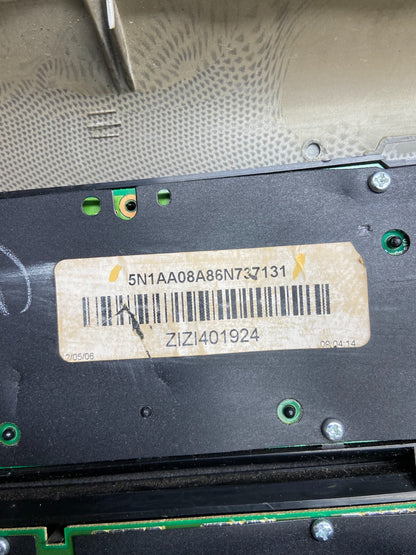 2004 to 2007 Nissan Armada Radio CD Player A/C Climate Control ai6405 DG4