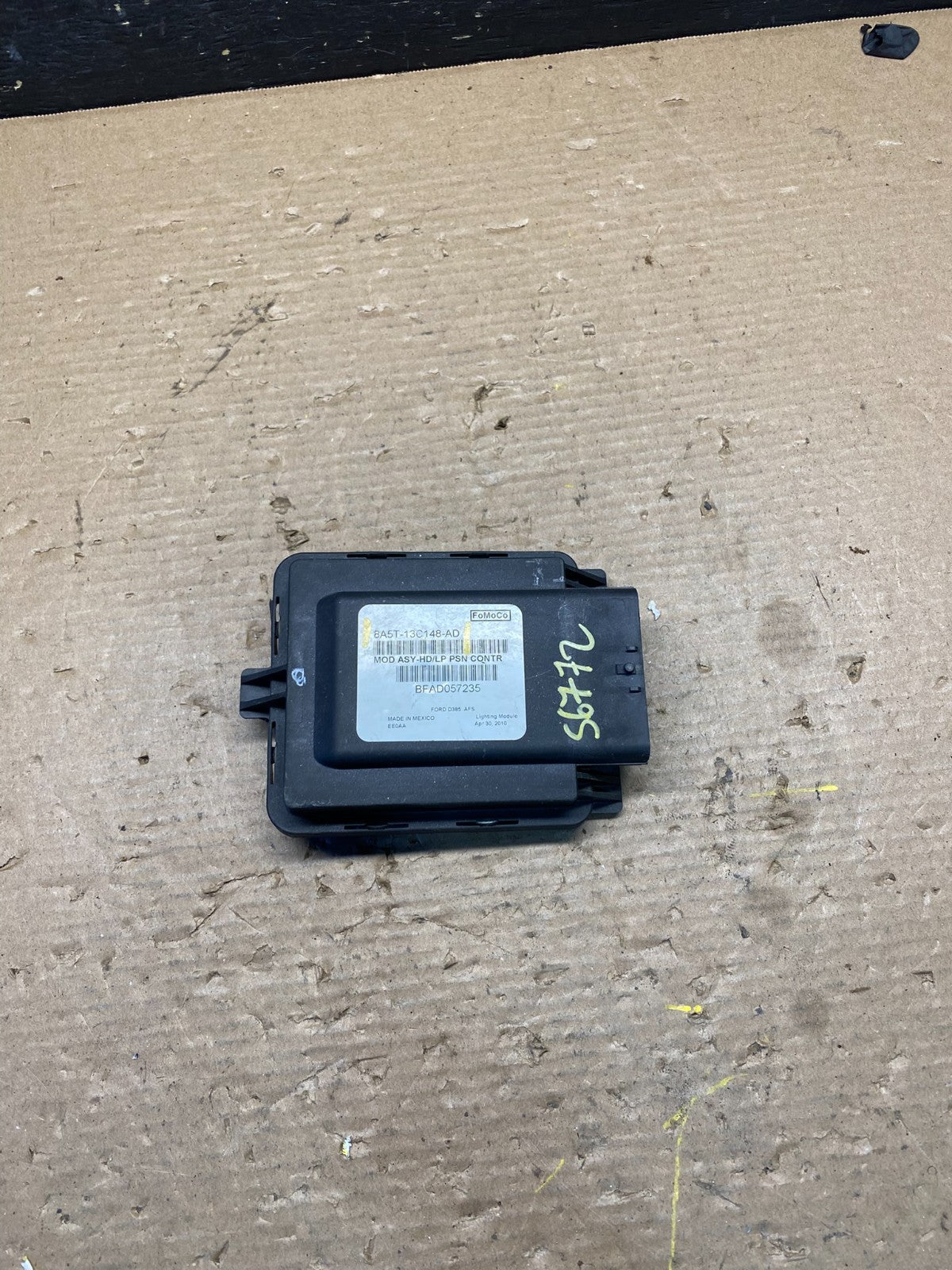 2010 2011 2012 Lincoln Mkt Adaptive Headlight Control Module s6772  DG0