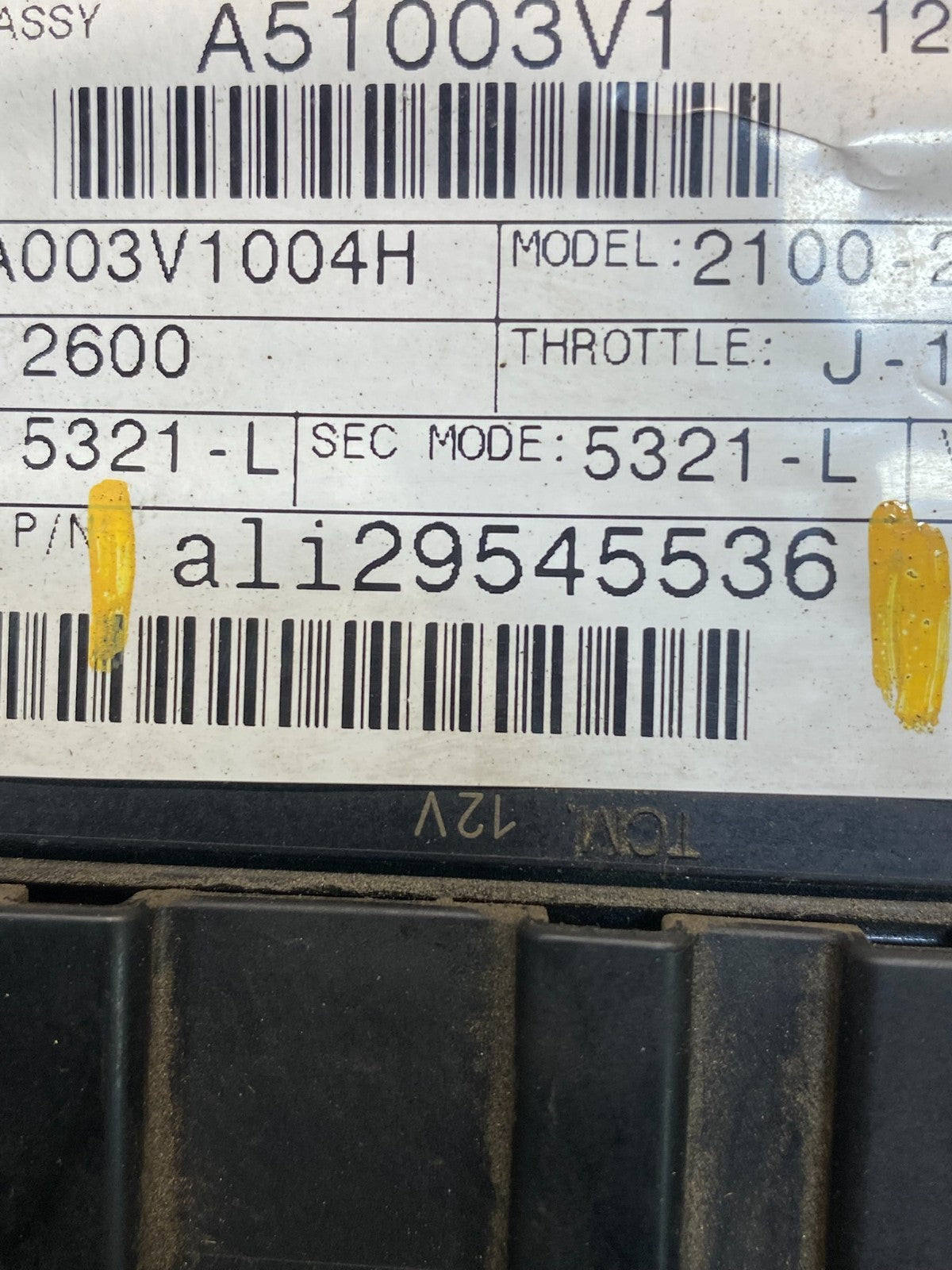 29545536 Allison TCM Transmission Control Module Computer Auto AE2125 DW2