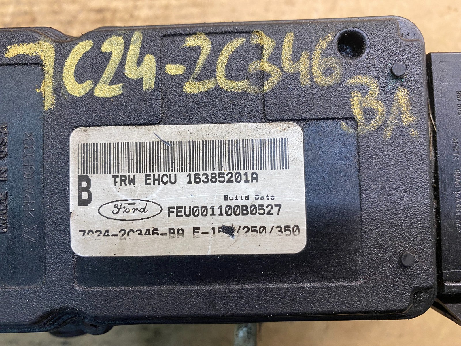 2006 2007 Ford E250 E350 Anti-Lock ABS Antilock Brake Pump aa1753 DG7