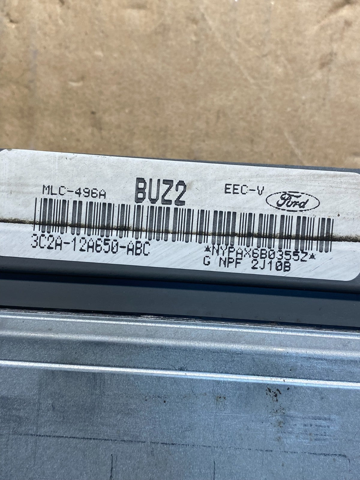 2003 Ford E250 5.4L Van Engine Control ECU Computer Module AG1739 DG2
