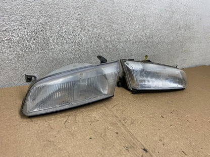 1997 1998 1999 Toyota Camry Left+Right Side Set Halogen Headlights V2968 DW2