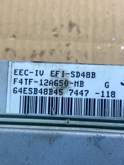 1991 1992 1993 Ford Van E250 E350 5.8L Engine Control Module Unit ECU AC9031 DW2