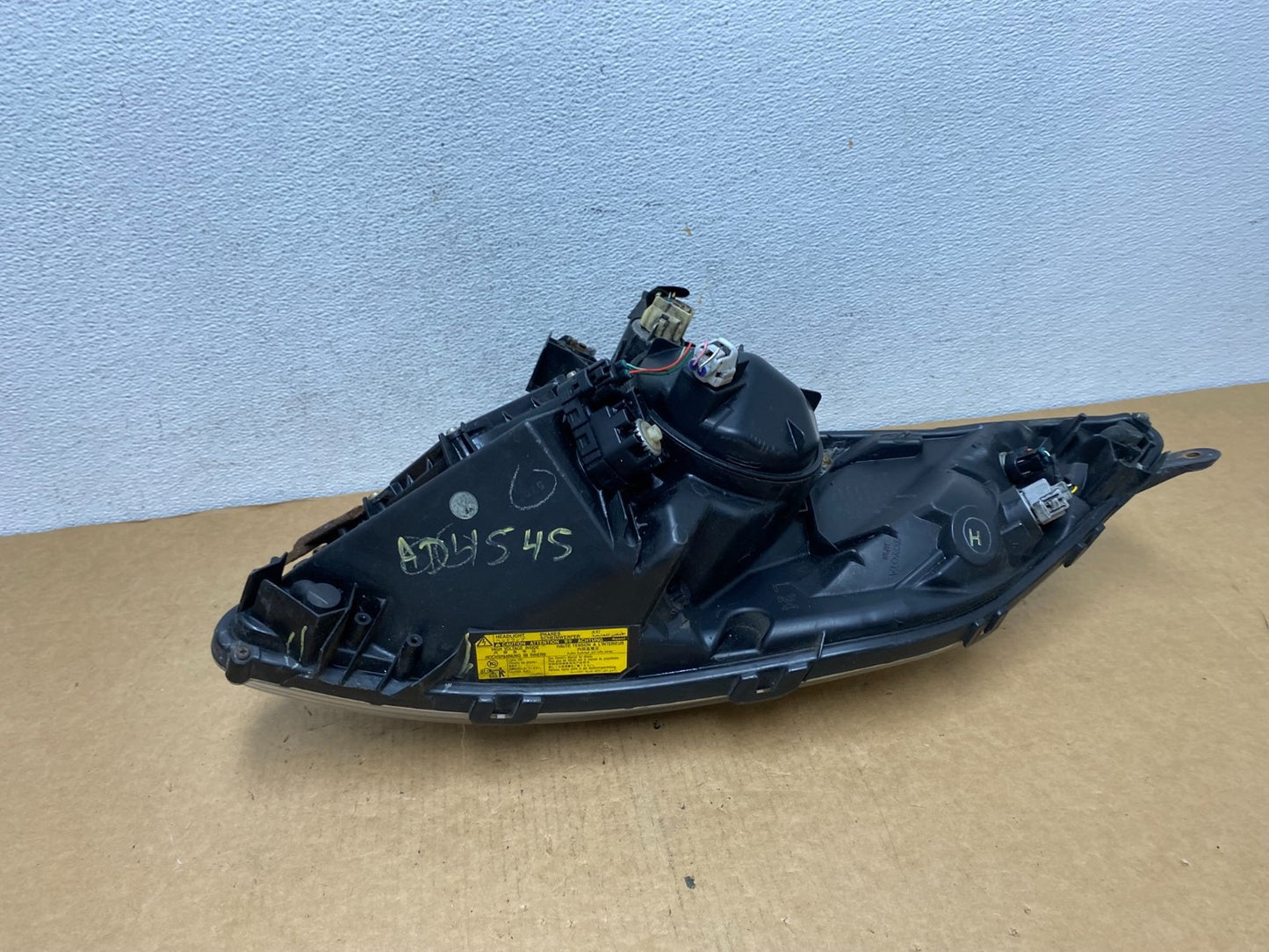 2006-2009 Toyota Prius Left Driver LH Side Blue Headlight Xenon Hid AD4545 DW4