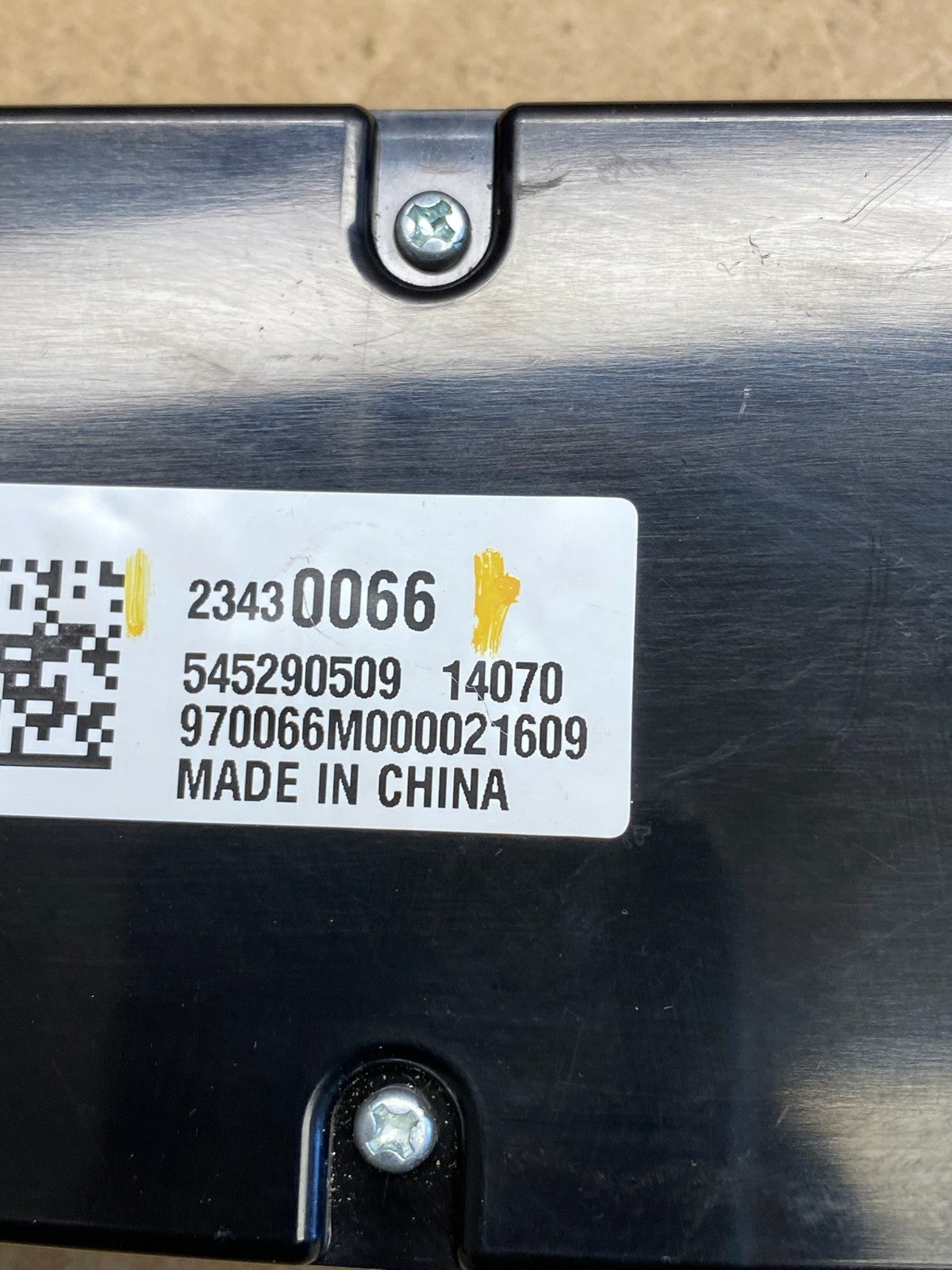 2014 2015 Chevrolet Malibu AM FM Radio Control Panel AC6229 DG5