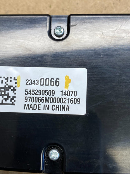 2014 2015 Chevrolet Malibu AM FM Radio Control Panel AC6229 DG5