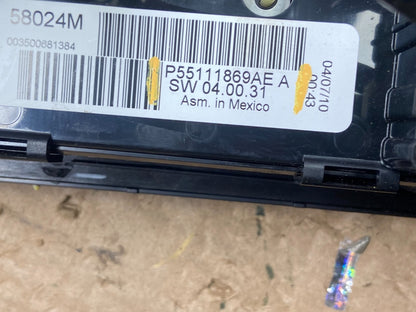 2009 2010 2011 Volkswagen Routan Ac Heater Climate Control p55111869ae z2043 DG5