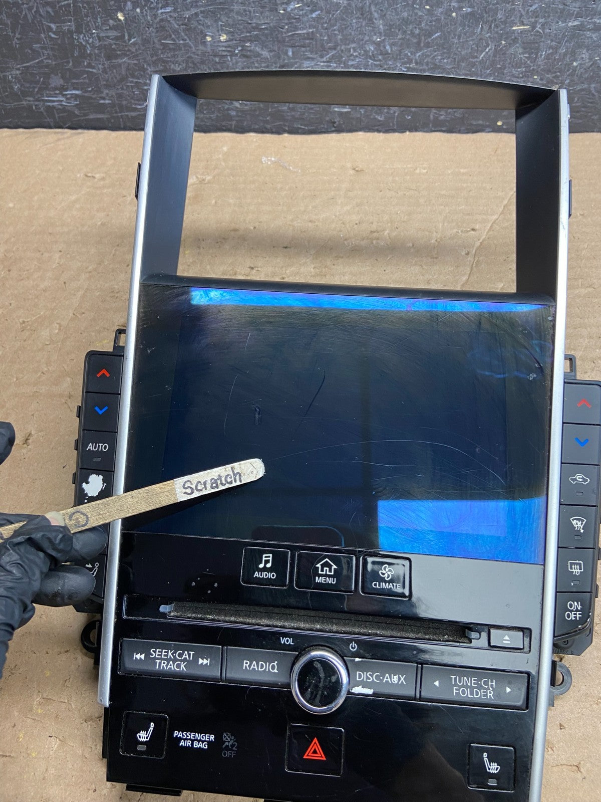 2015-2018 Infiniti Q50 Screen Audio Climate Control Panel Temperature AF2358 DG1