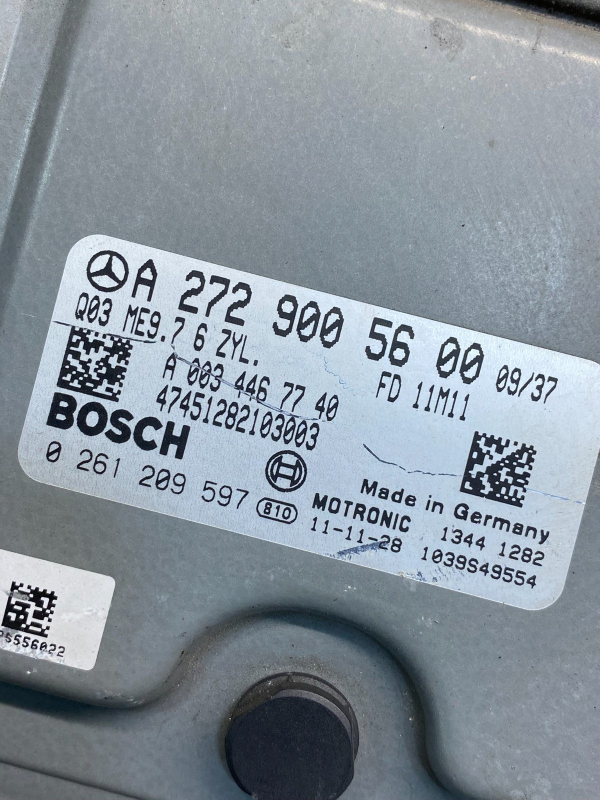 2008 to 2012 Mercedes C300 E350 Engine Computer Module ECM ECU AI9858 DW2