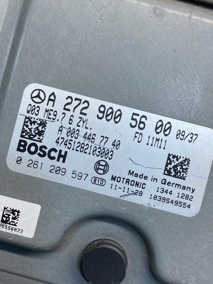 2008 to 2012 Mercedes C300 E350 Engine Computer Module ECM ECU AI9858 DW2