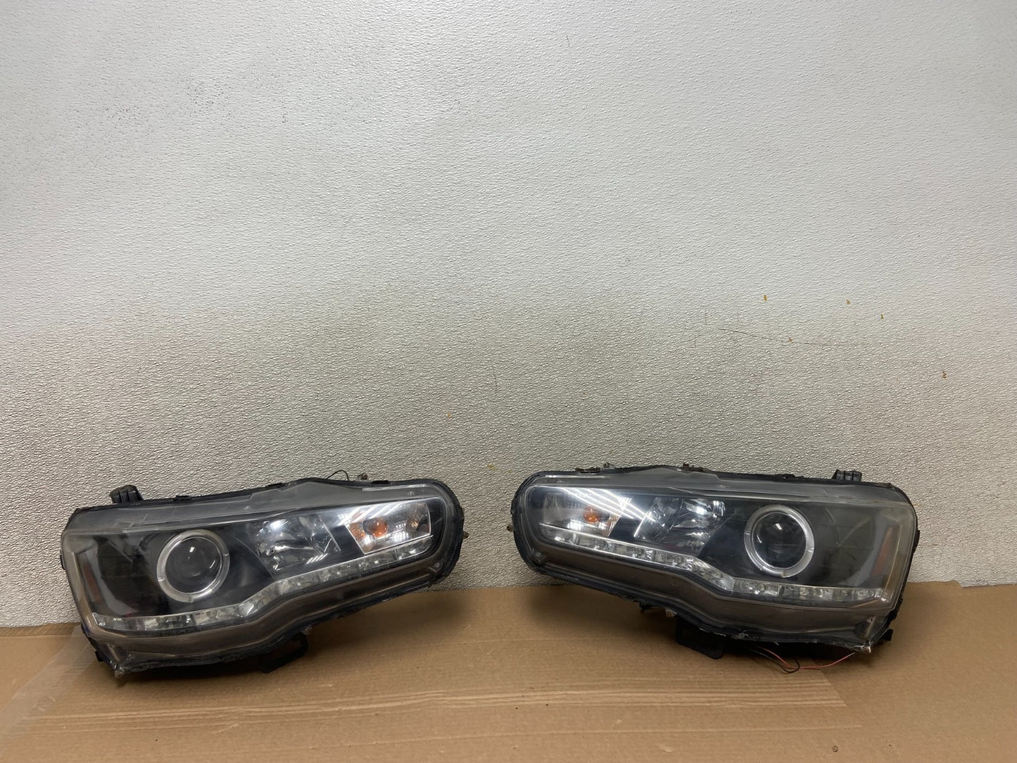 2008-2017 Mitsubishi Lancer Left+Right Side LED Headlights ab0978  DG0