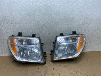 2005 2006 2007 Nissan Pathfinder Halogen Headlights Left+Right Oem X2433 DW0