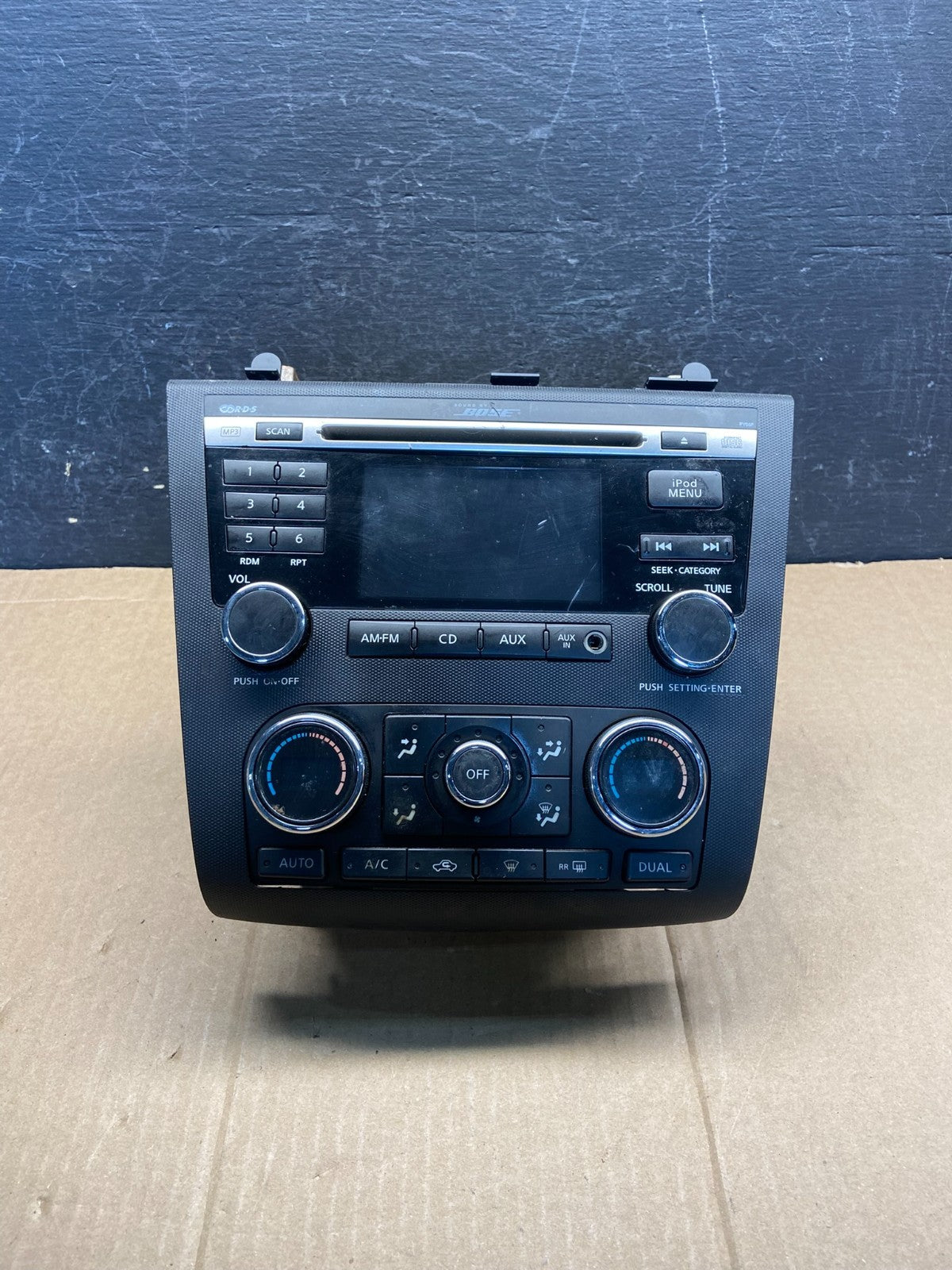 2010 to 2012 Nissan Altima Radio Cd Mp3 Player AUX Climate Control AG1674 DG0