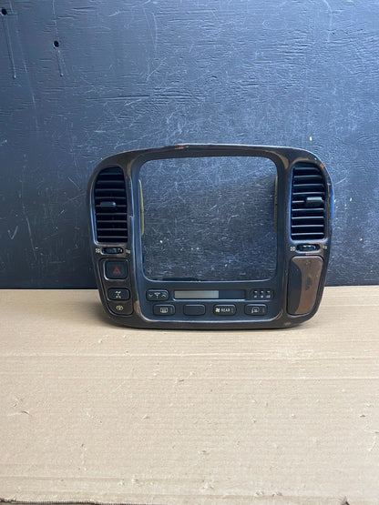 2001 2002 Lexus LX470 Front Center Radio Bezel Trim AG0058 DG0