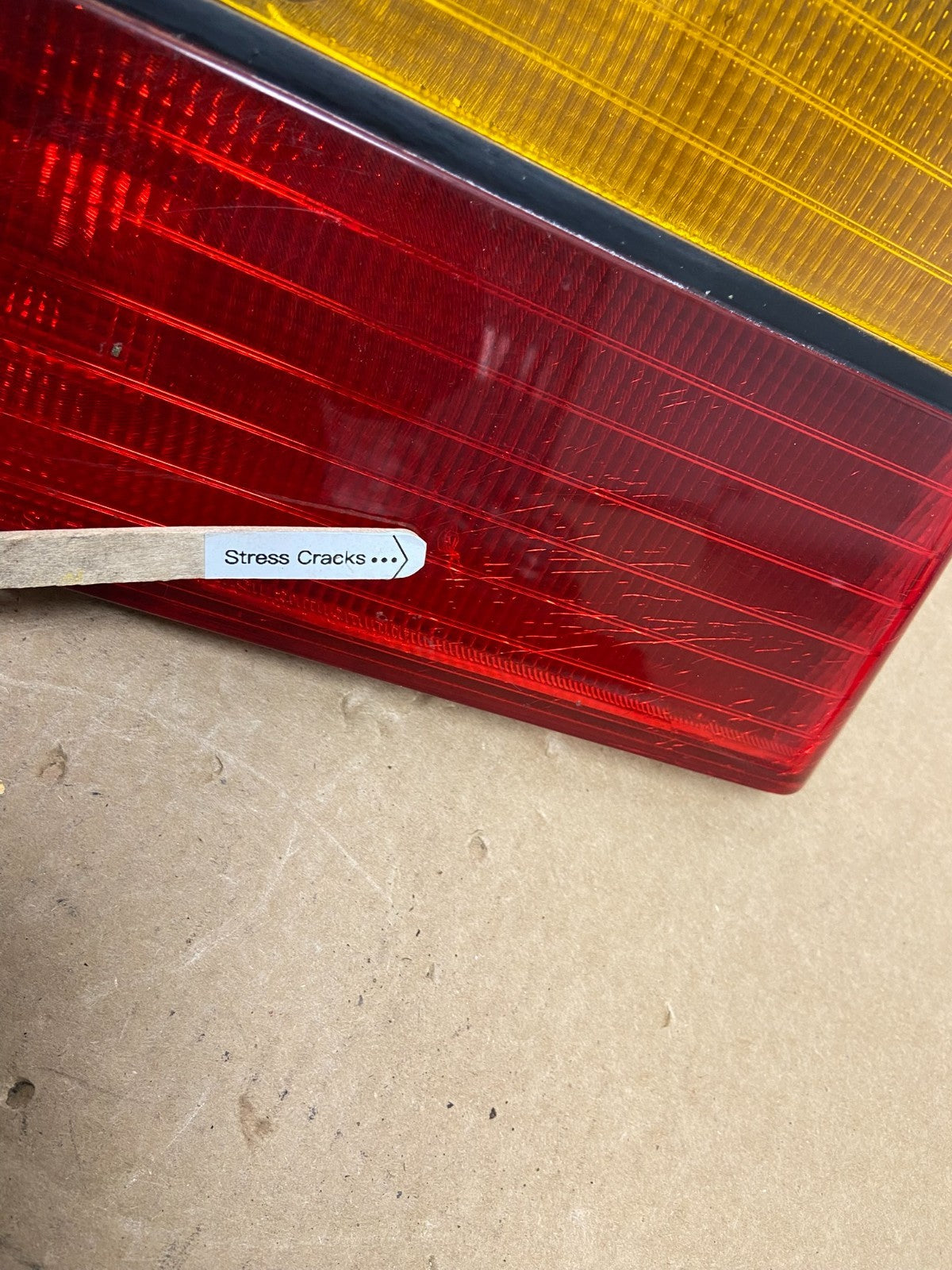 1990 to 1991 Honda Accord Coupe Left Driver LH Inner Tail Light OEM AC0024 DW3