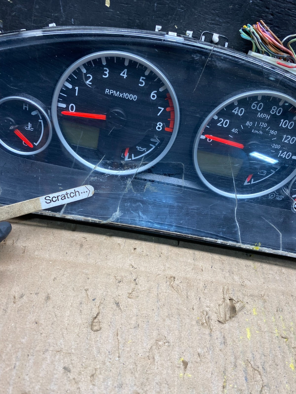 2005 to 2012 Nissan Pathfinder Frontier Xterra Speedometer Cluster Gauge M83221