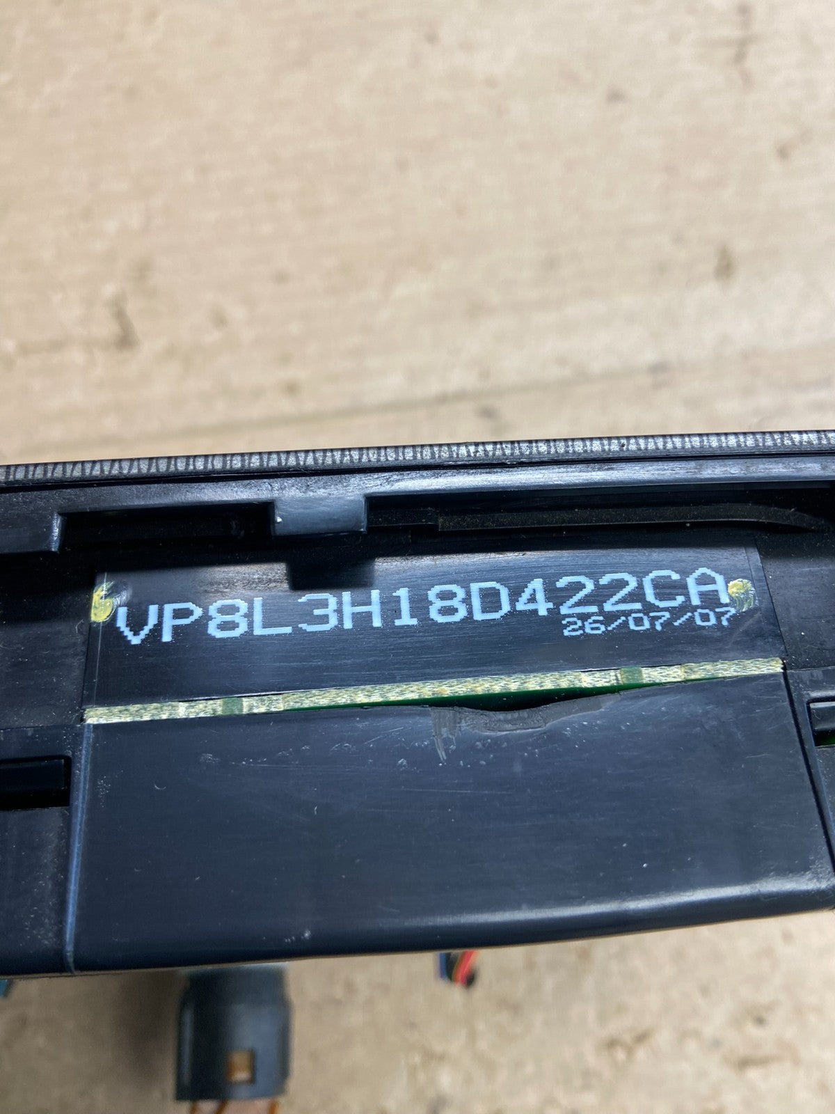 2004 to 2008 Ford F150 Radio Climate Dash Bezel Surround Black AH5447 DG4