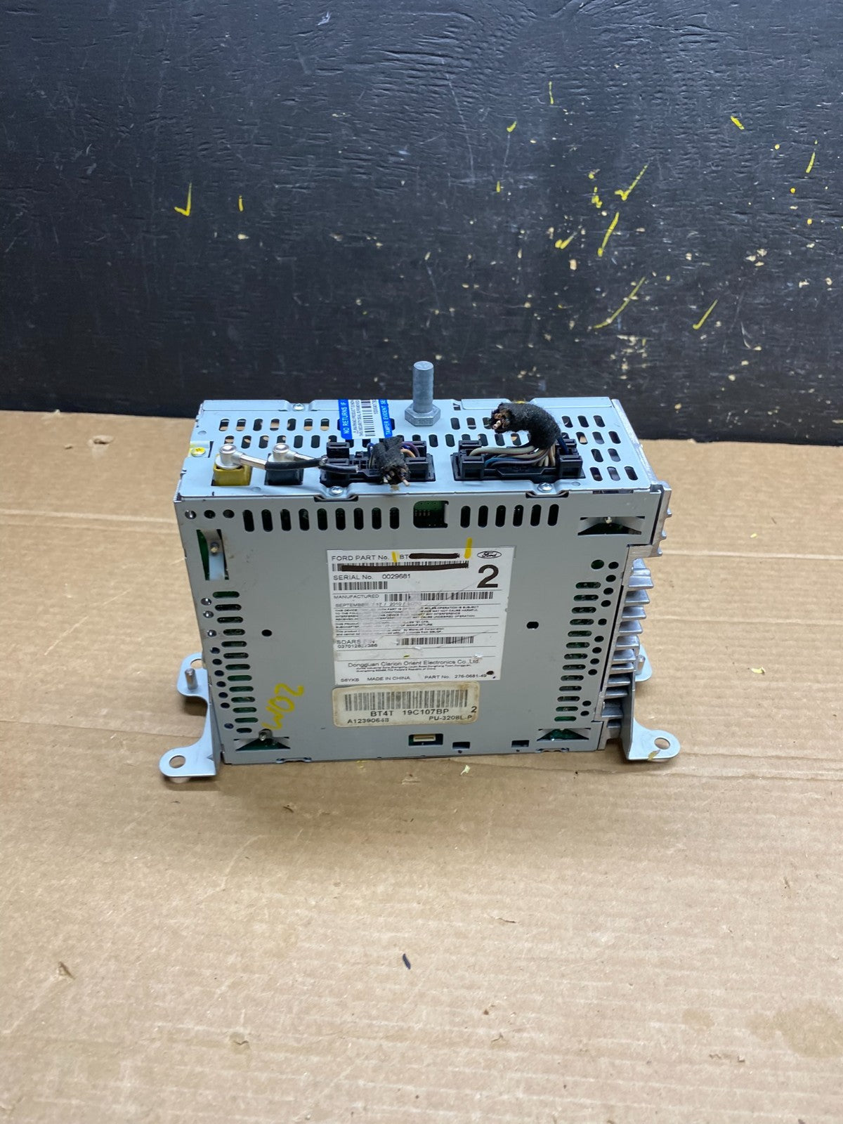 2011 Ford Edge Radio Cd Mechanism Disc MP3 Receiver Oem W0251 DG4