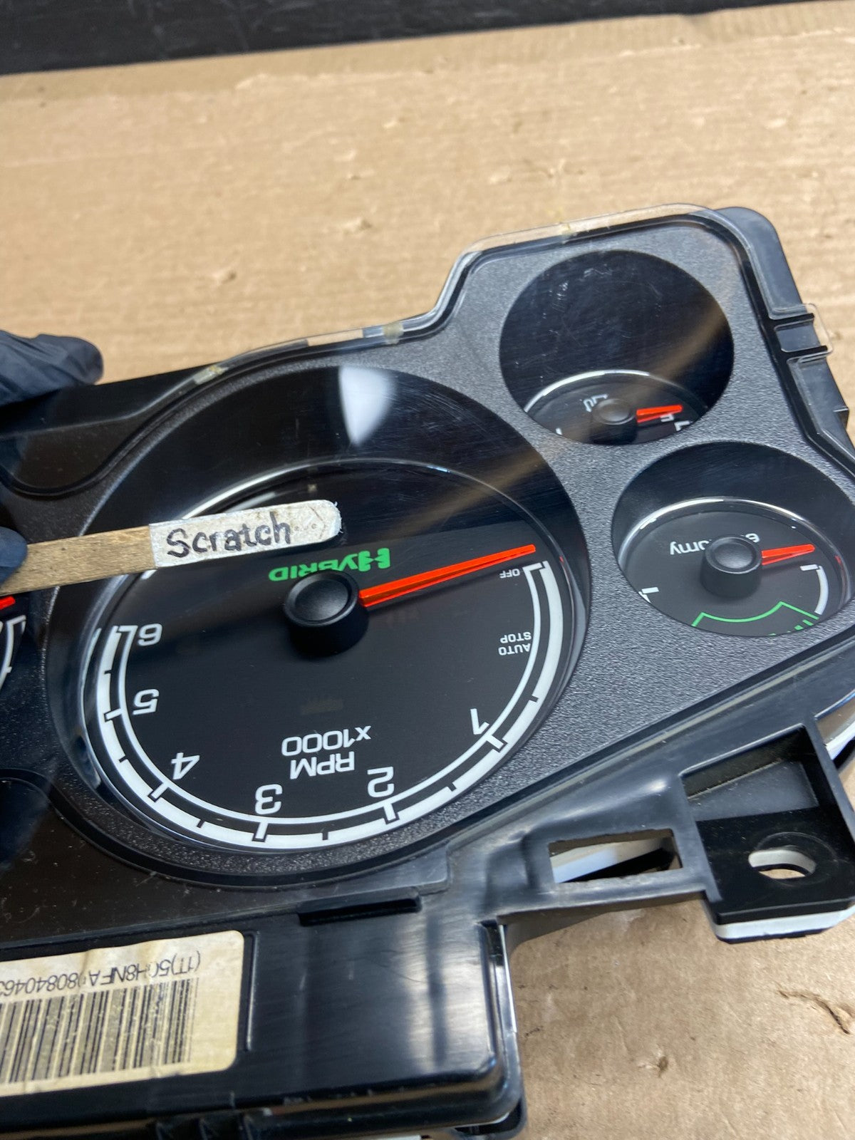 2008 to 2011 Chevrolet Tahoe Hybrid Cluster Gauge Speedometer ECM AF2540 DG3