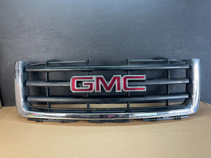 2007 to 2013 GMC Sierra 1500 Front Upper Chrome Grill Grille AE8596 DG0