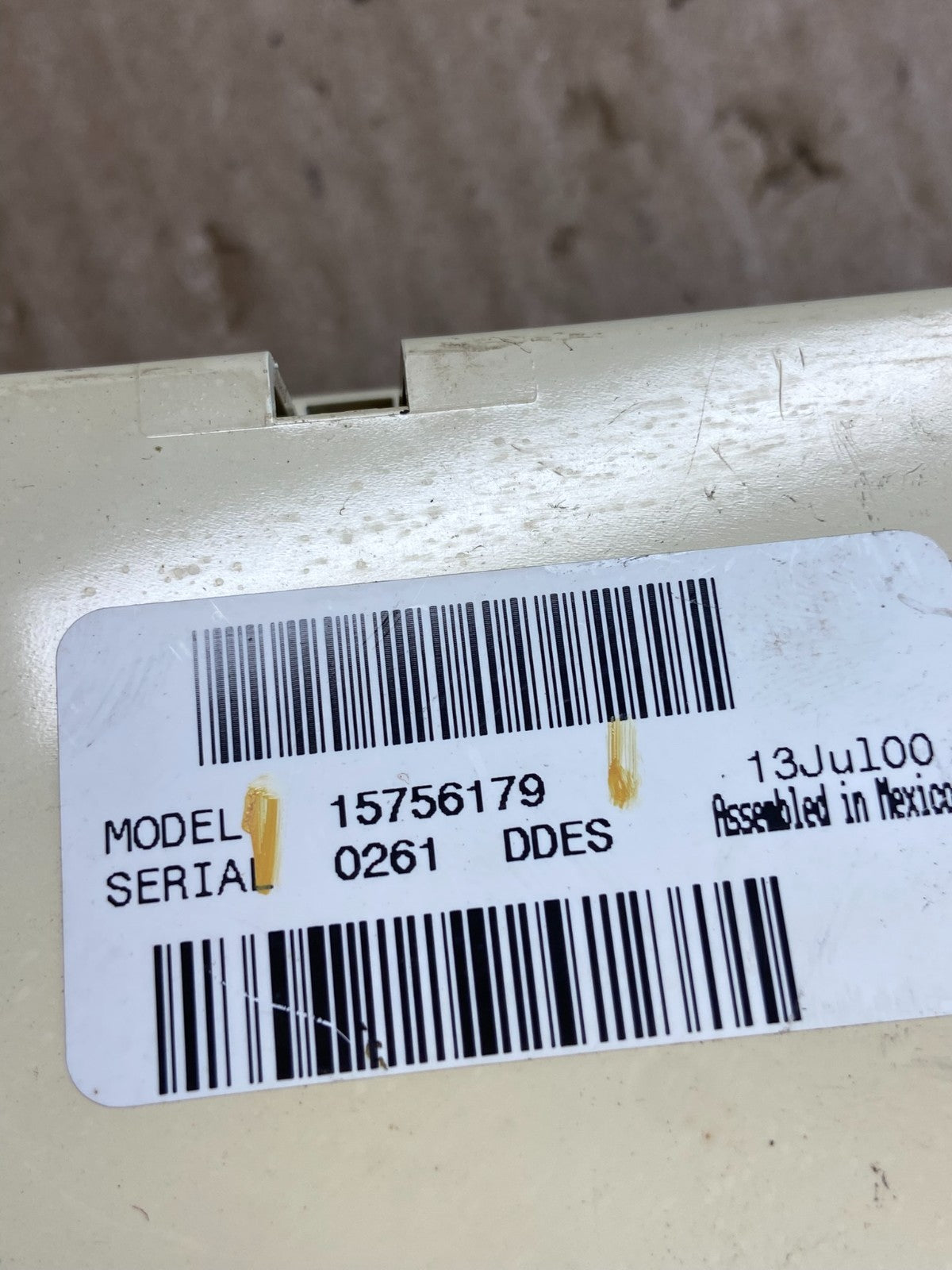 1999 to 2002 Chevrolet Silverado HVAC Heater Climate Control Module AE1830 DG5
