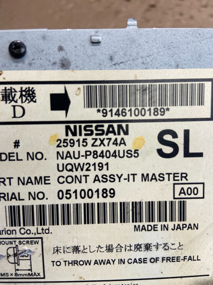 2011 - 2013 Nissan Murano Maxima M35 M37 Radio CD Player Receiver AG8704 DG5