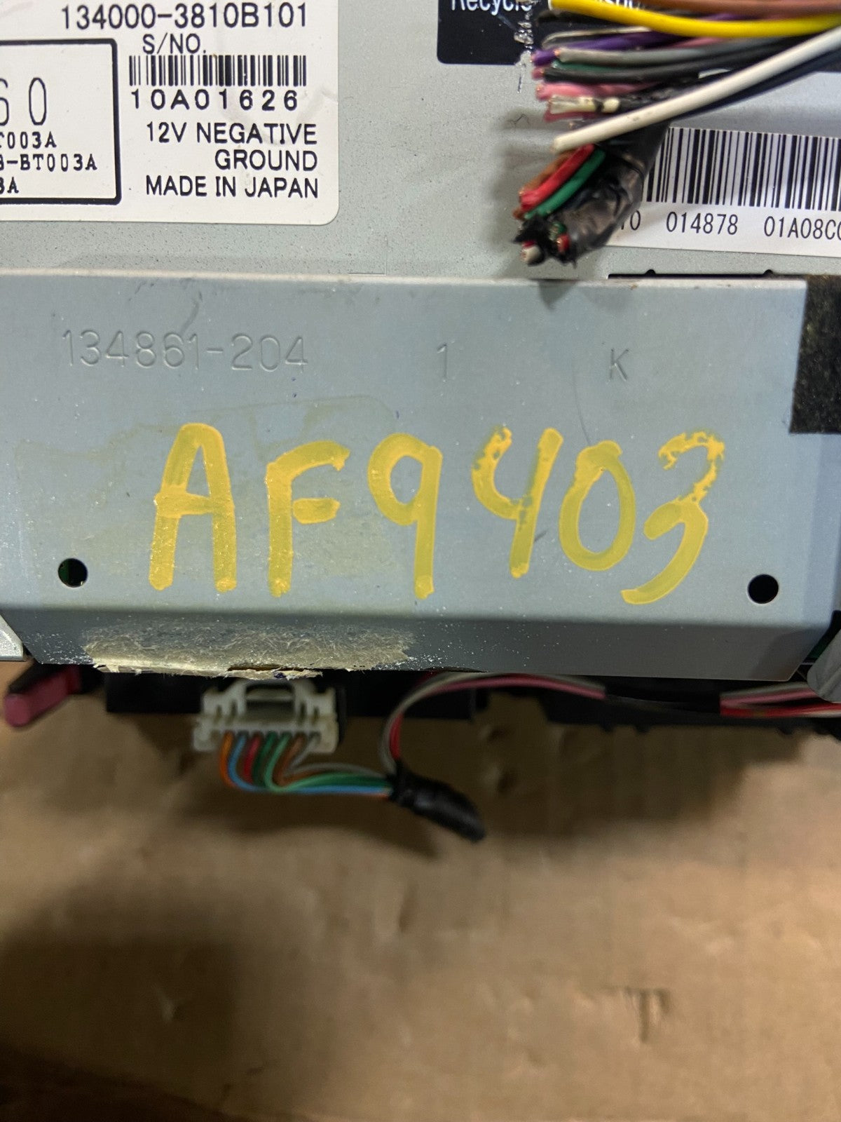 2006 to 2009 Toyota Prius Radio Stereo Receiver Screen Display AF9403 DG5