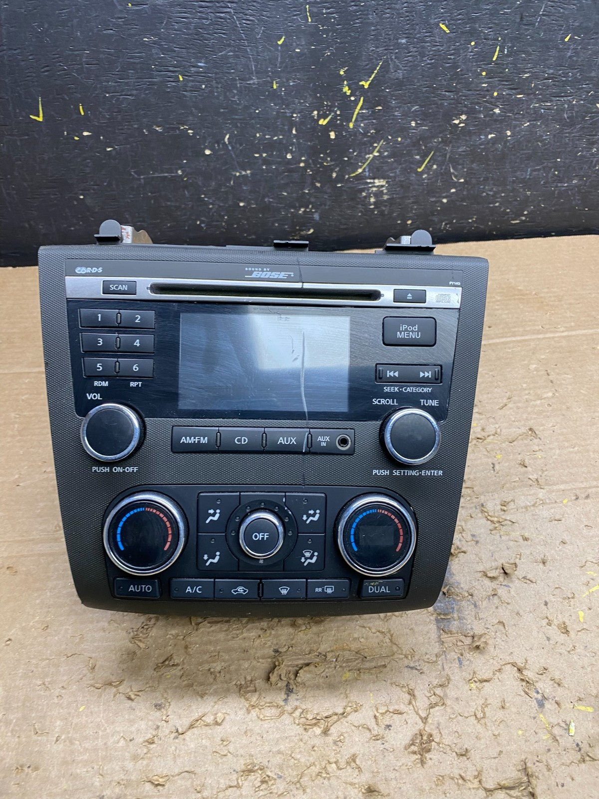 2010 to 2012 Nissan Altima Radio Cd Mp3 Player AUX Climate Control X1543 DG0