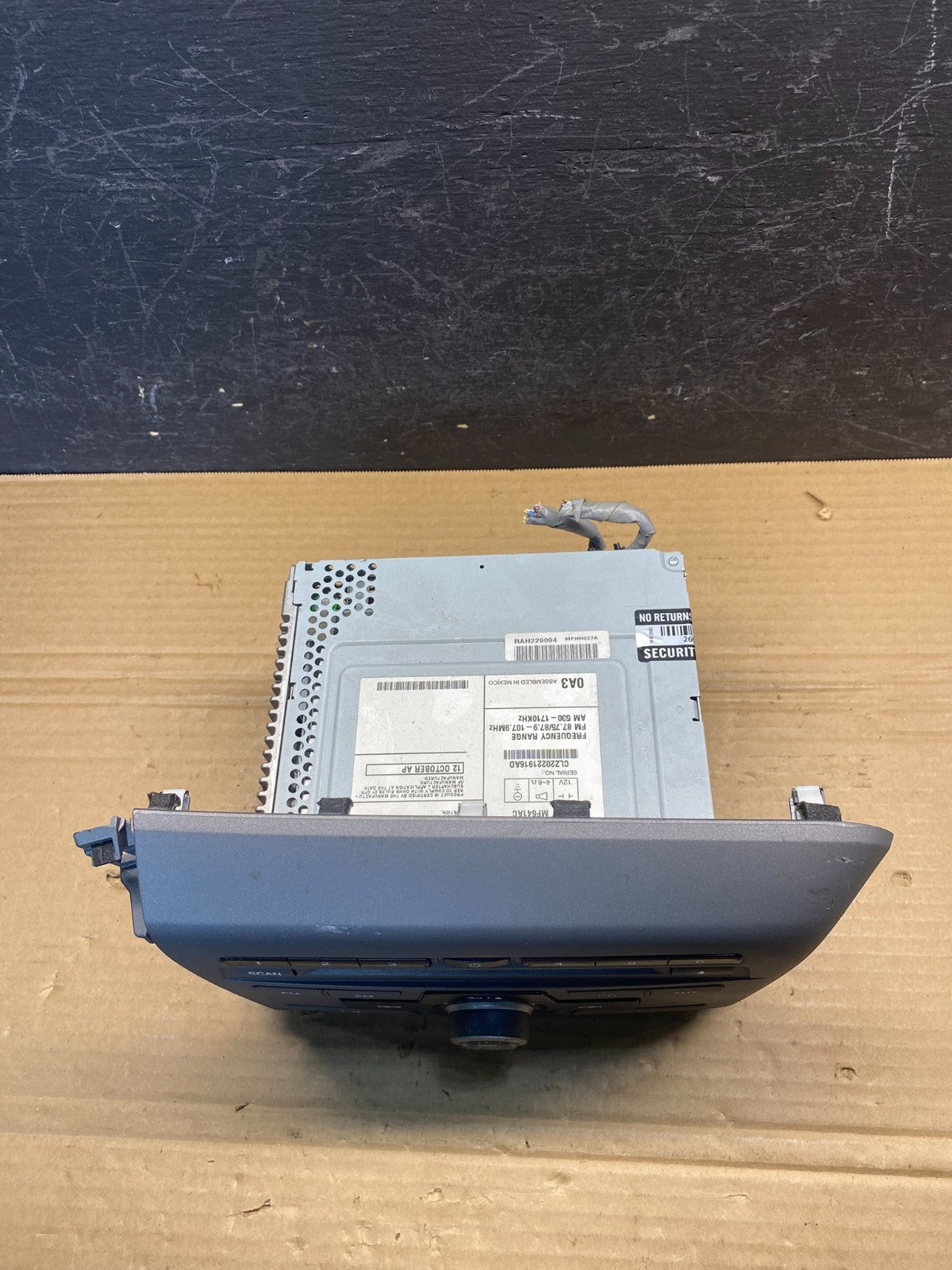 2012 Honda Civic Radio Climate Control Air Vent Bezel AE4768 DG3