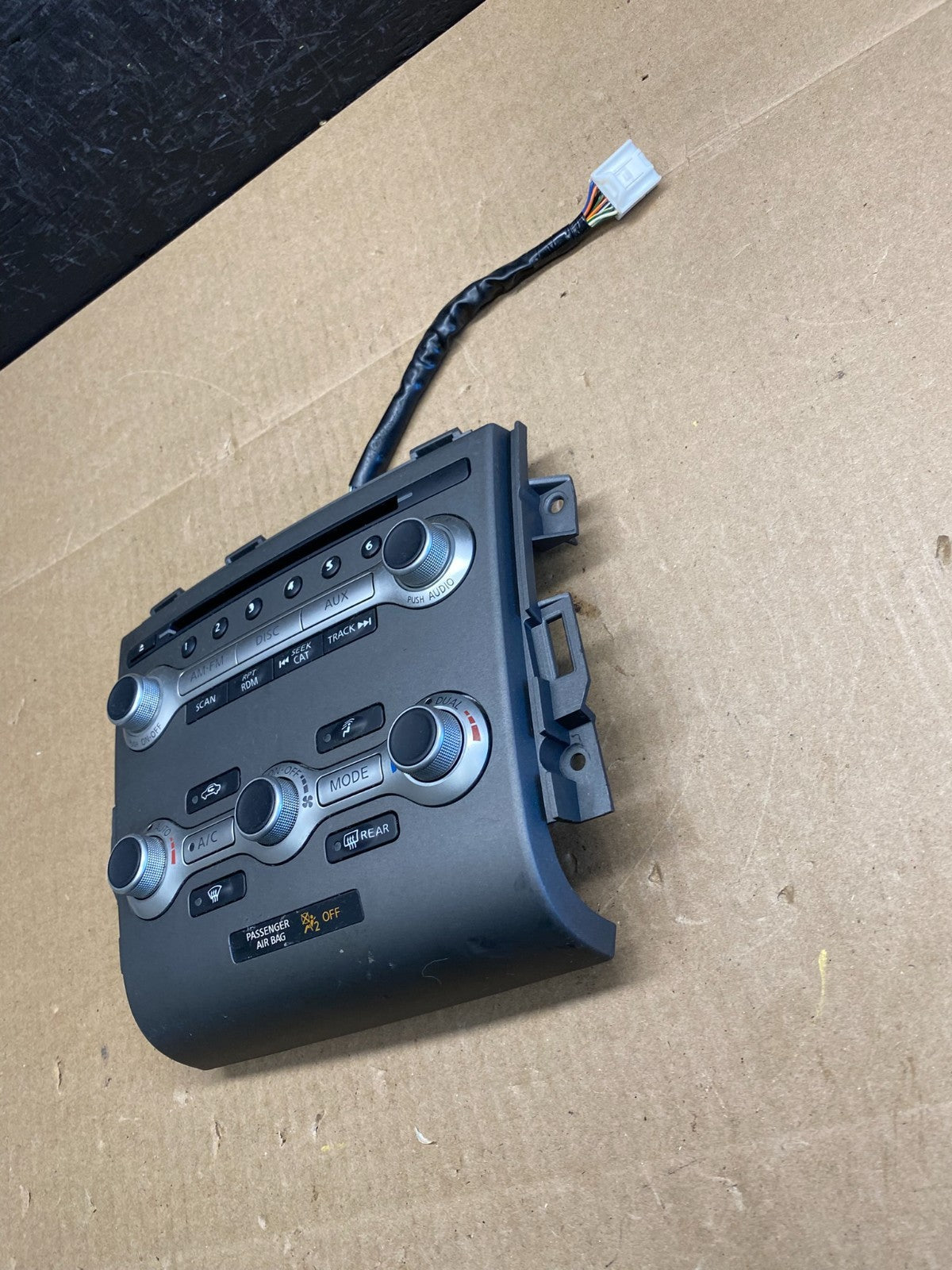 2010 - 2014 Nissan Murano Temperature Climate A/C AC Control Panel AC6225 DG2