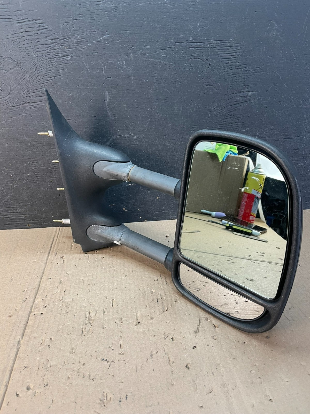 2002-2008 Ford E150 E250 Van Right Passenger Door View Two Arm Mirror AE0721 DG2