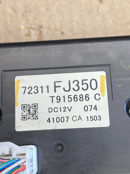 2012-2015 Subaru Forester Heater Climate Temp Control Radio Bezel AB2238 DG4
