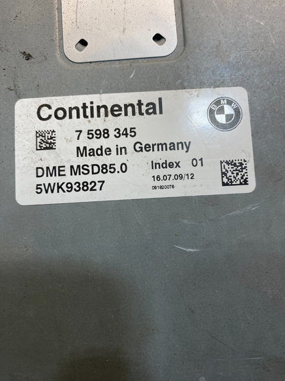 2009 to 2011 Bmw 550i 750i Engine Computer ECU Control Module ECM Y1163 DG3