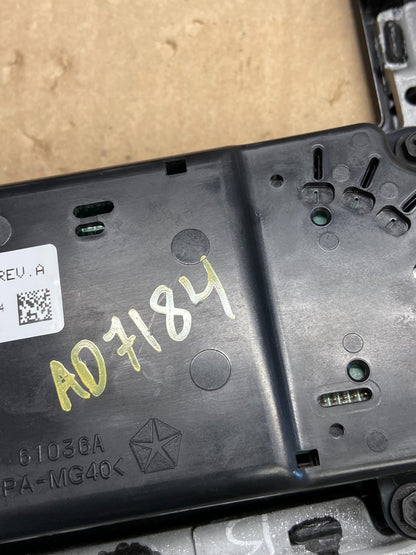 2011 to 2017 Jeep Compass Dash Climate Temperature Control Radio Bezel ad7184 DG6