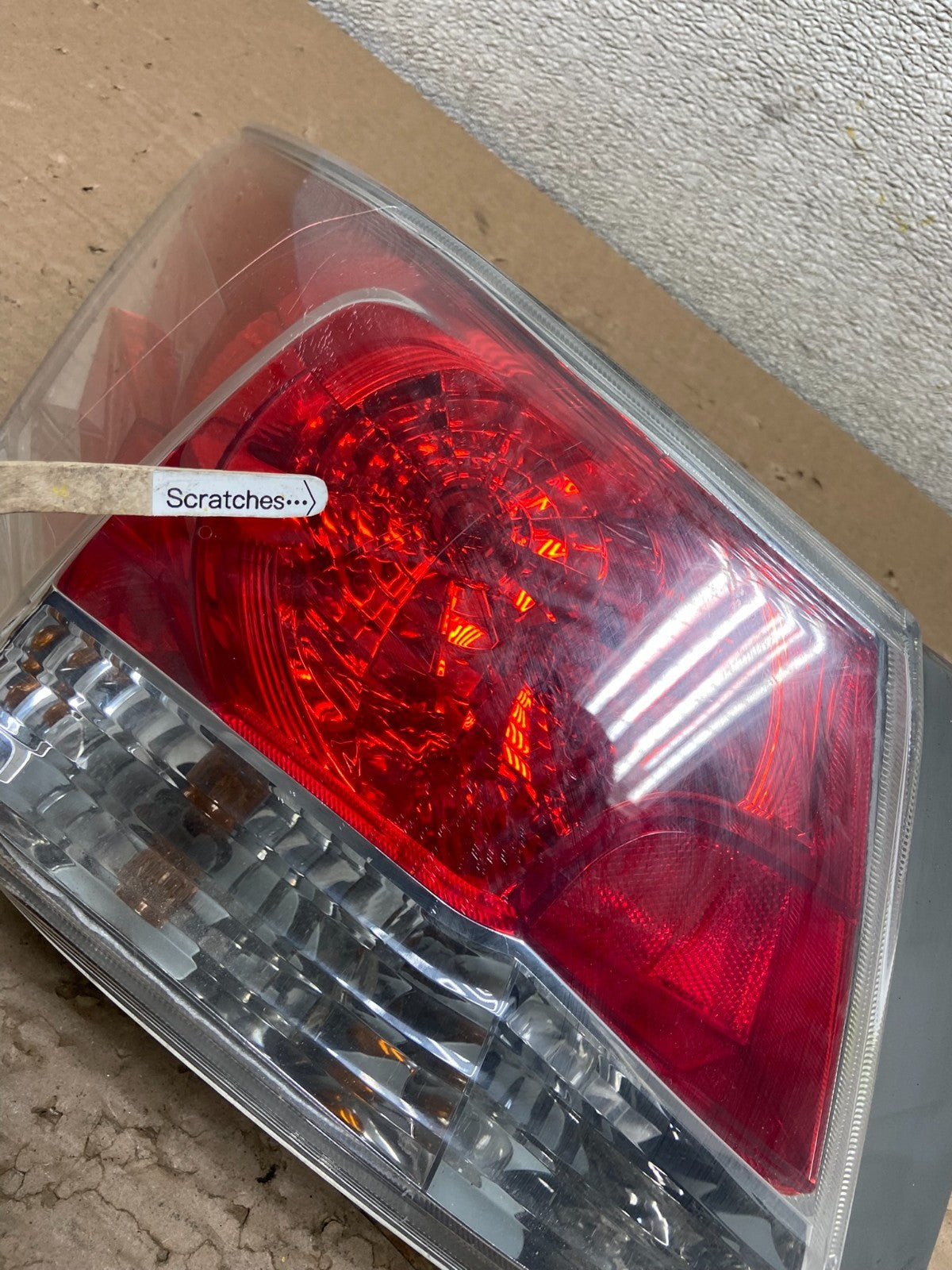 2008 to 2012 Honda Accord Sedan Tail light Left Driver LH Side AB1728 DW3