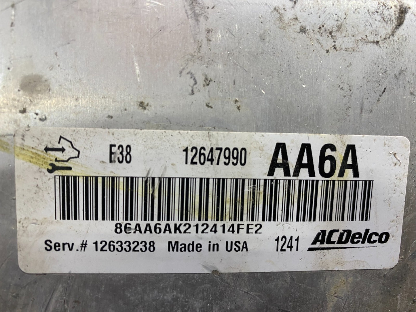 2010 to 2013 Chevrolet Silverado Yukon Engine Control Module ECM ECU AB7245 DG2
