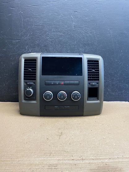 2009 to 2012 Dodge Ram 1500 Center Dash Radio Screen Climate Panel AH3554 DG0