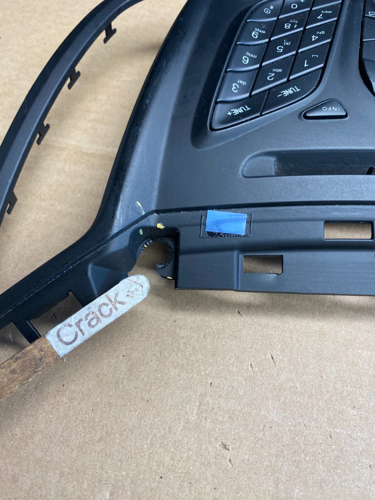 2013 to 2016 Ford Escape Dash Radio Control Panel Air Vent Bezel AF9991 DG3