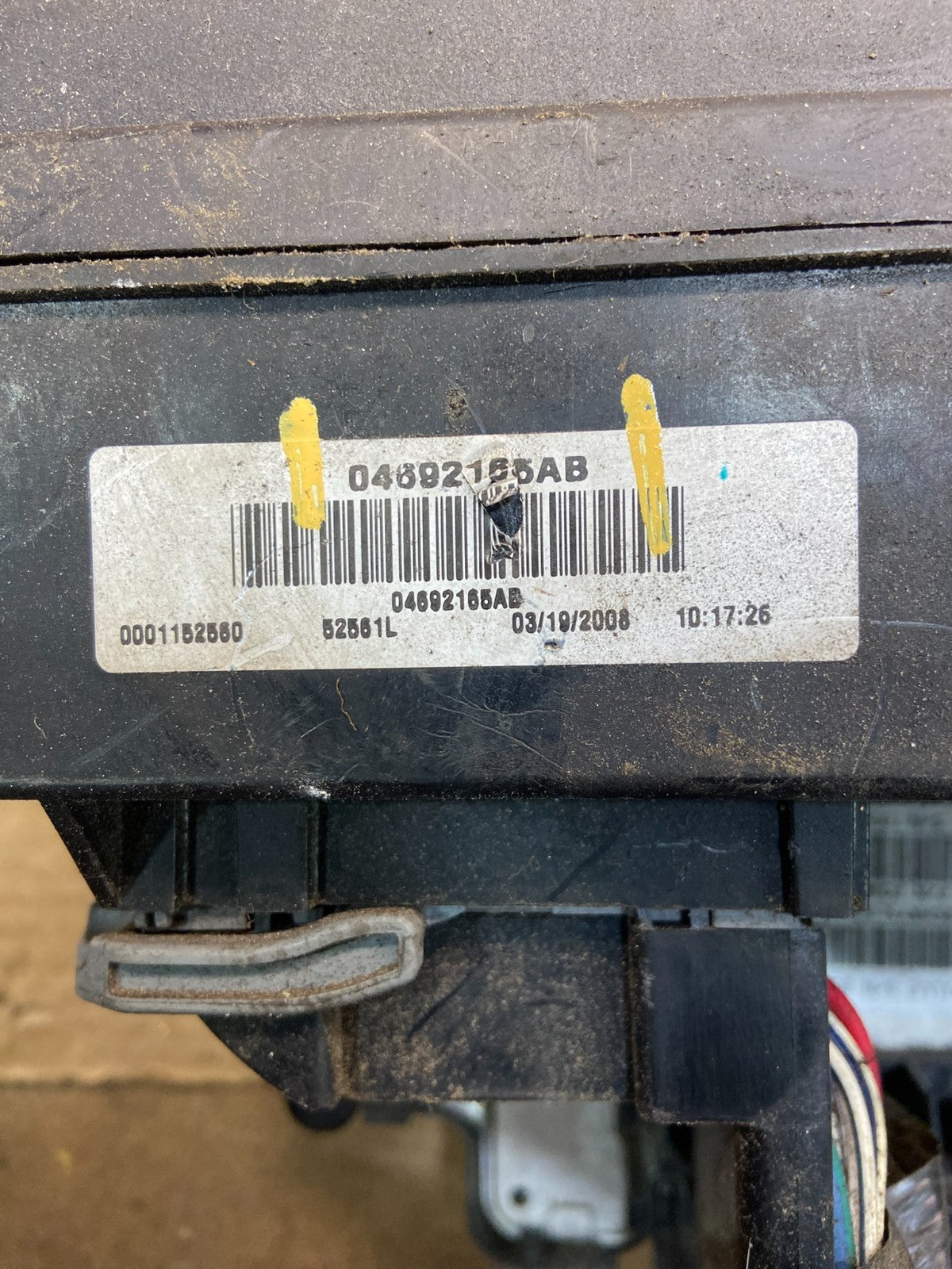 2008 Jeep Grand Cherokee Fuse Box Relay Panel 04692165ab aa0712 DG7
