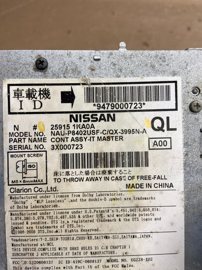2013 2016 Nissan Pathfinder Radio AM/FM Receiver ah3904 DG4