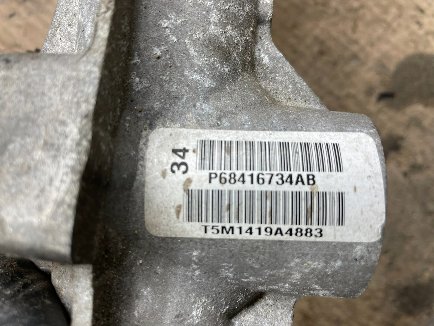 2018 2019 Dodge Challenger SRT Hellcat Steering Rack & Pinion P68416734AB O53726
