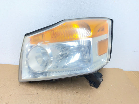 2008 - 2015 Nissan Armada Left Driver LH Headlight Halogen AD8218 DW0