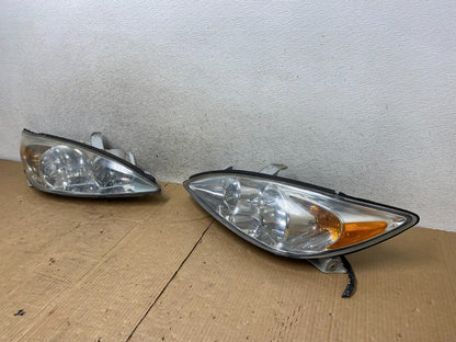 2002 2003 2004 Toyota Camry Left+Right Set Side Halogen Headlights AI8185 DW1